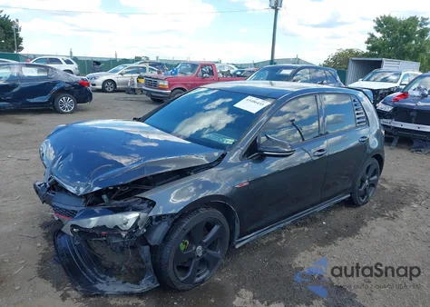 2015 Volkswagen Golf Gti 2.0T Se 4-Door из США, поврежденный, VIN 3VW4T7AU2FM009644